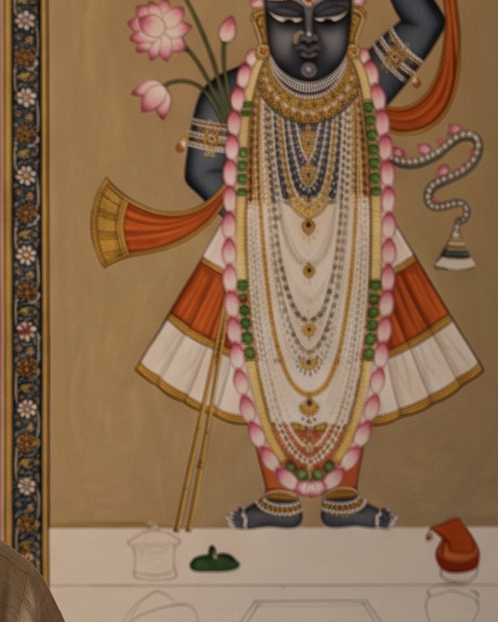 Kamal Talai — The Lotus Pond Pichwai
